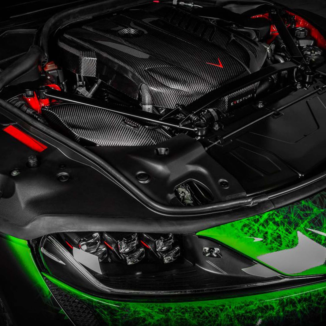 Eventuri Toyota Supra Intake System In Black Carbon Fibre (A90)