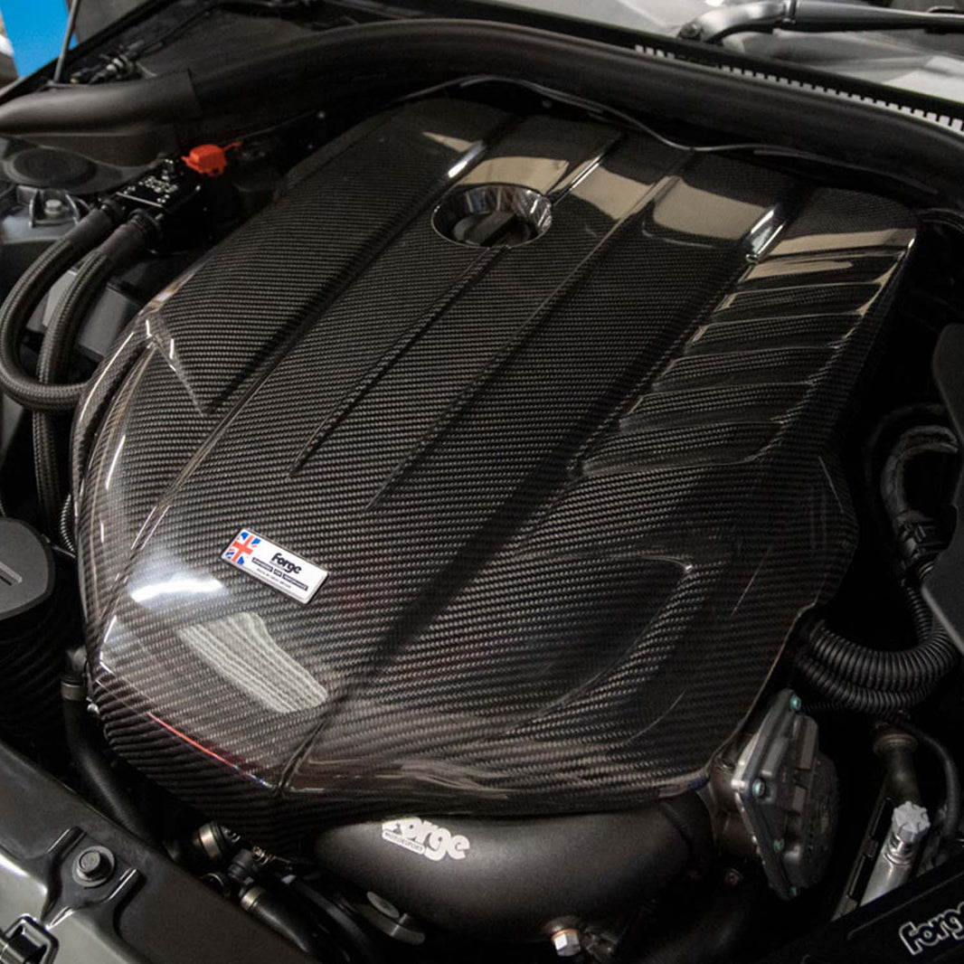 Forge Toyota Supra Engine Cover In Carbon Fibre (A90)