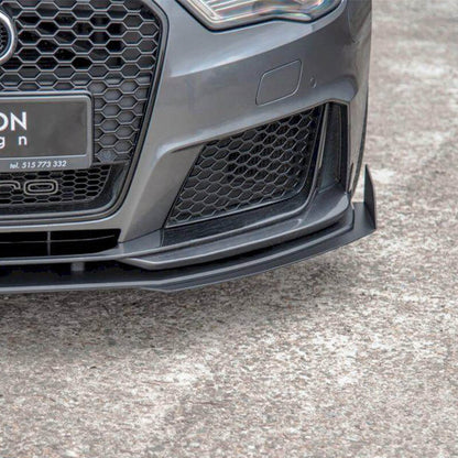 Maxton Front Splitter Flaps Audi RS3 8V Sportback (2015-2016)