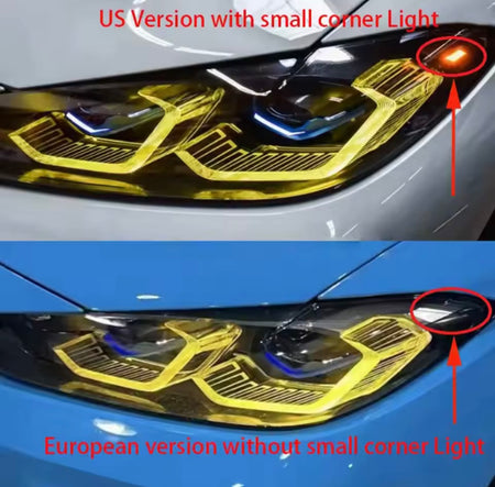 BMW M3 M4 G80 G81 G82 G83 DRL’s Yellow, Dual colour and RGB
