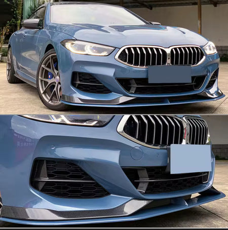 BMW Carbon front bumper canard trims 4 pieces G14 G15 G16 840d 840i M850i 8 series pre LCI