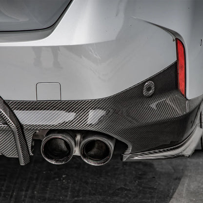 SOOQOO BMW G42 Prepreg Carbon Fiber Side Rear Diffuser
