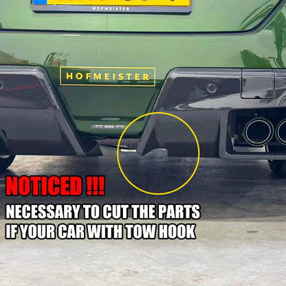 SOOQOO BMW M5 G90 G99 Type-B Prepreg Carbon Fiber Rear Diffuser