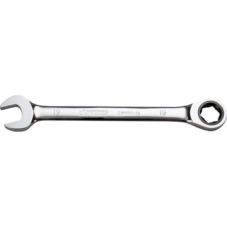 BOXO 72T Rounded Nut Ratcheting Spanners - Sizes 8mm to 19mm