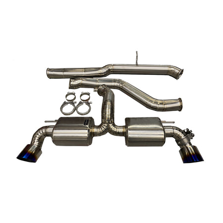 Garage Whifbitz Toyota Supra 3.5" Titanium Cat Back Exhaust System (A90)