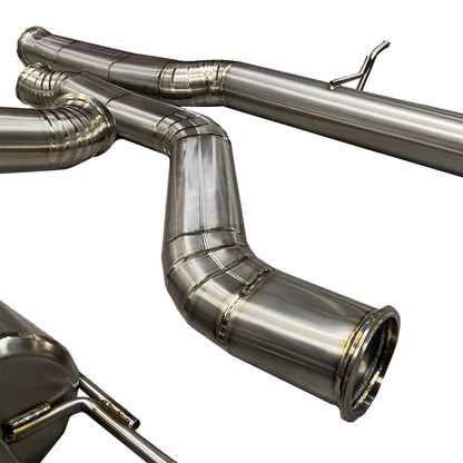 Garage Whifbitz Toyota Supra 3.5" Titanium Cat Back Exhaust System (A90)
