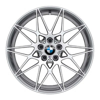 Genuine BMW 666M Alloy Wheels In Ferric Grey With Diamond Cut Finish For BMW F80 M3, F82 M4 & F87 M2