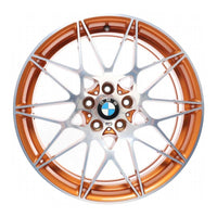 Genuine BMW 666M Alloy Wheels In Orange With Diamond Cut Finish For BMW F80 M3, F82 M4 & F87 M2