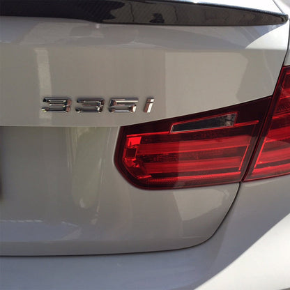 Genuine BMW 335i Replacement Badge In Silver (F30/F31/F34)