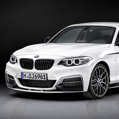 Genuine BMW F22 & F23 2 Series M Performance Front Splitter In Matte Black (M235i & M240i)