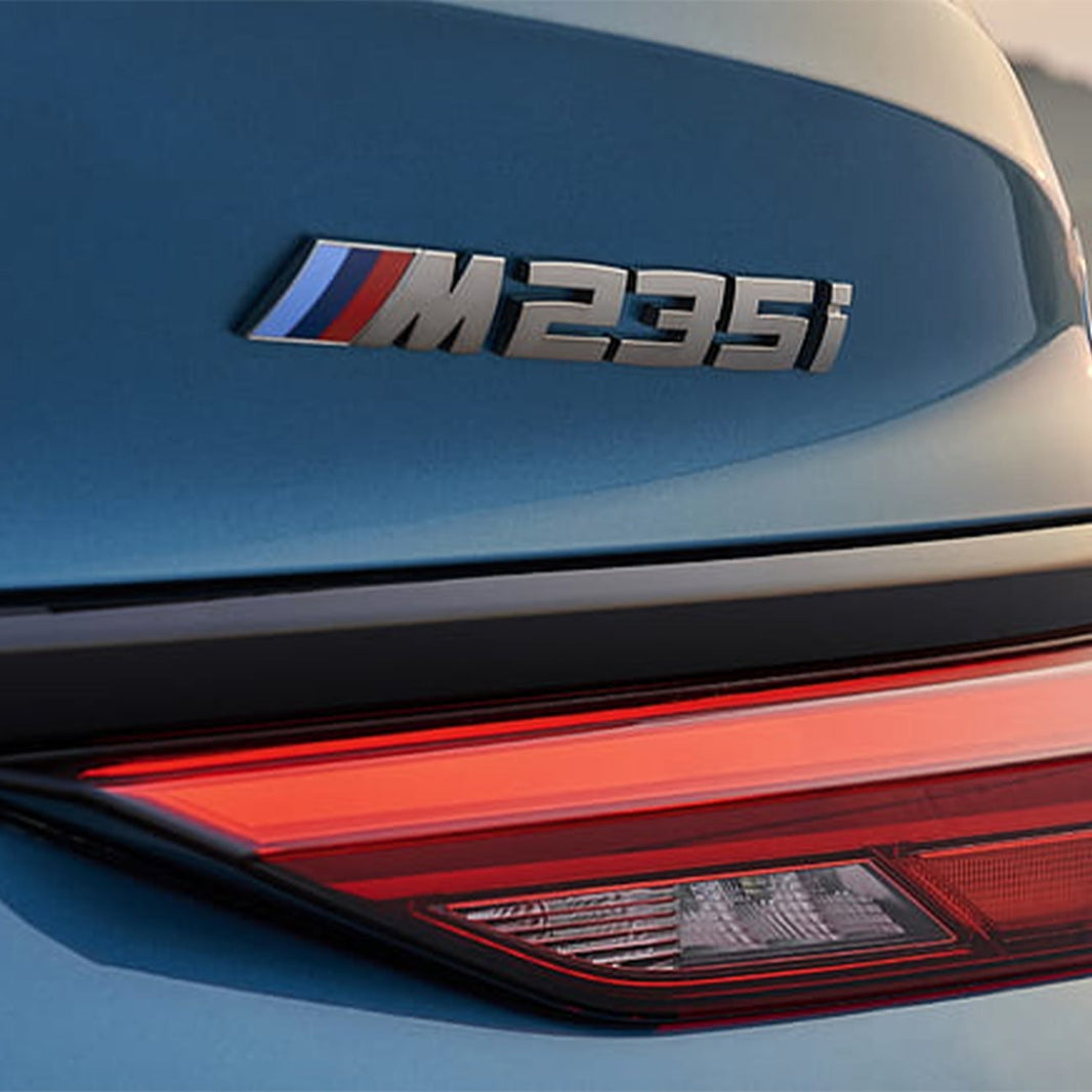 Genuine BMW M235i Replacement Badge In Silver (F44)