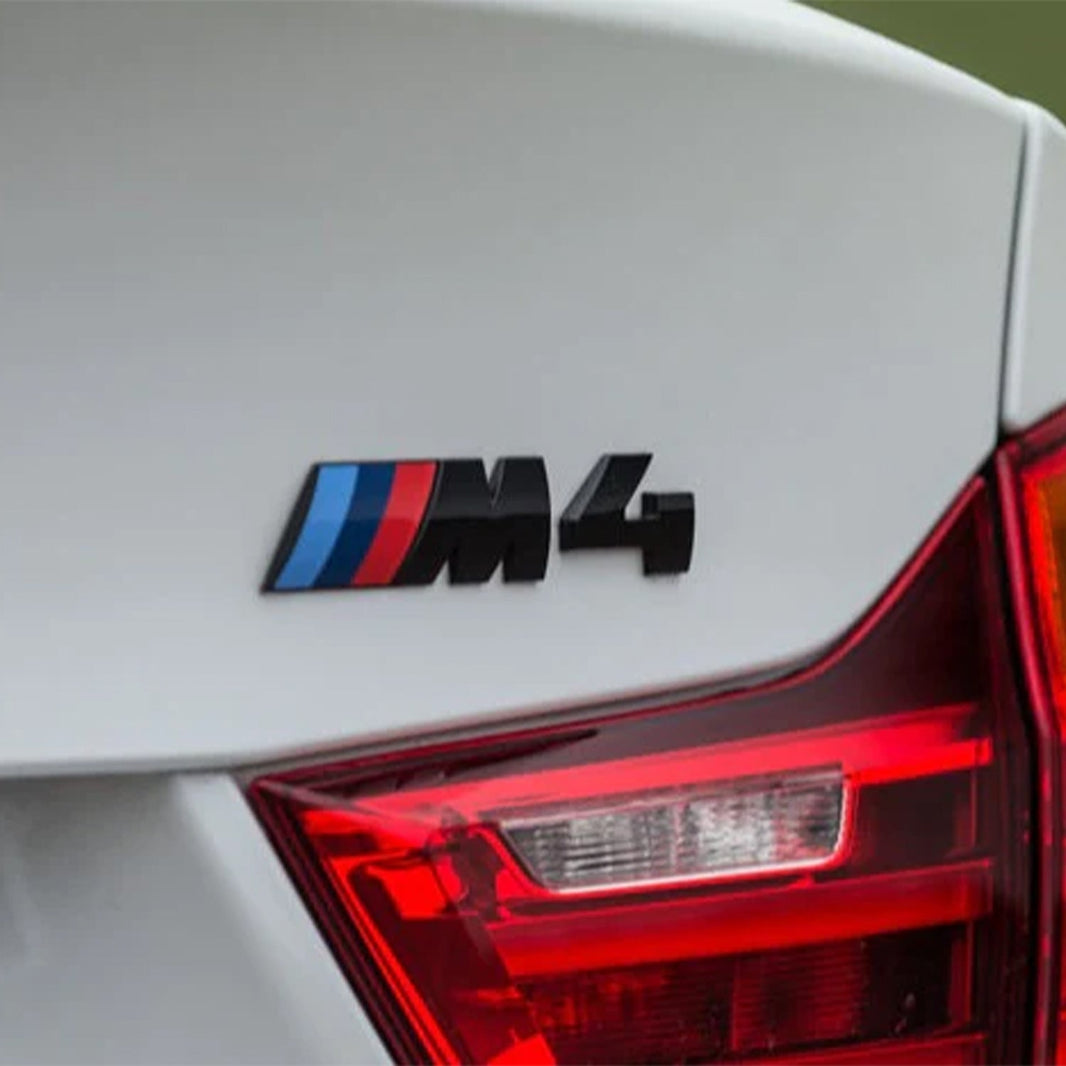Genuine BMW M4 Replacement Badge In Gloss Black (F82/F83)
