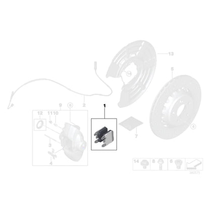 Genuine BMW OEM Rear Brake Pads For BMW F87 M2 Competition