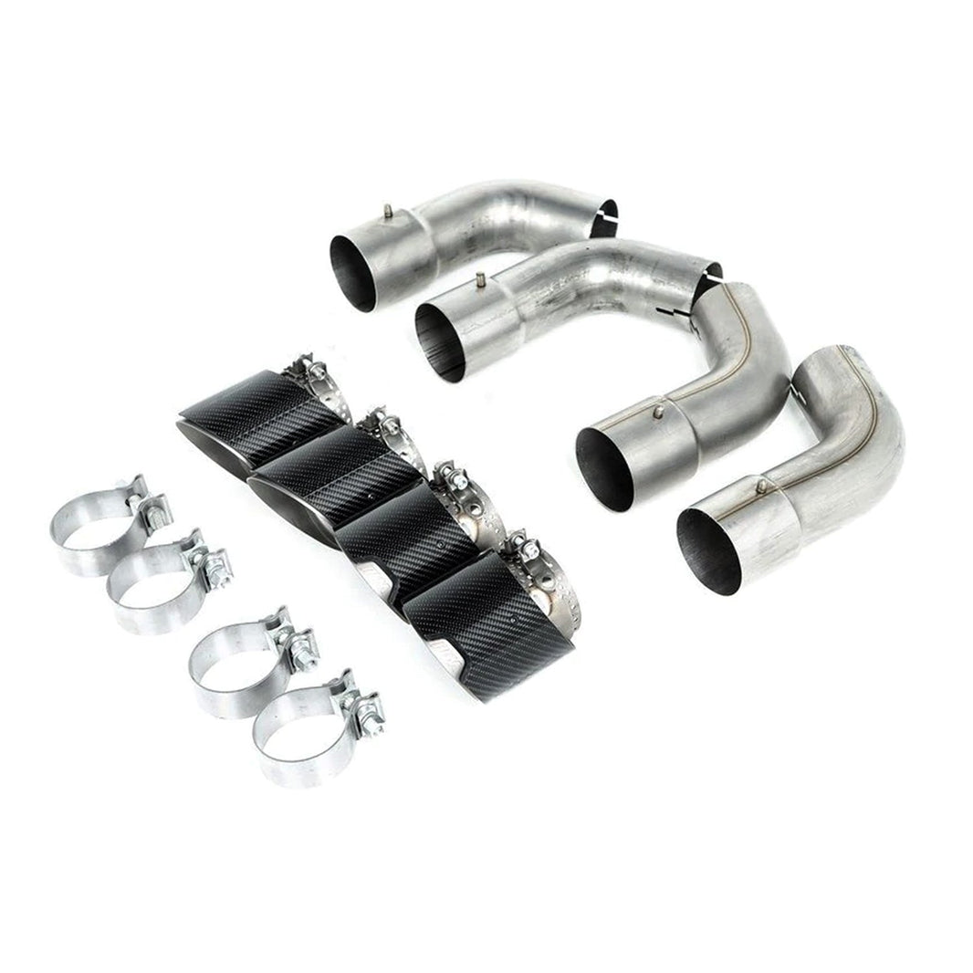 Genuine BMW F95 X5M & F96 X6M M Performance Exhaust Tips In Carbon Fibre & Titanium