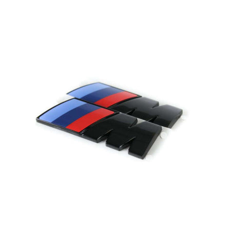 Genuine BMW G Series Side Fender M Badges In Gloss Black (45mm x 15mm) Set of 2