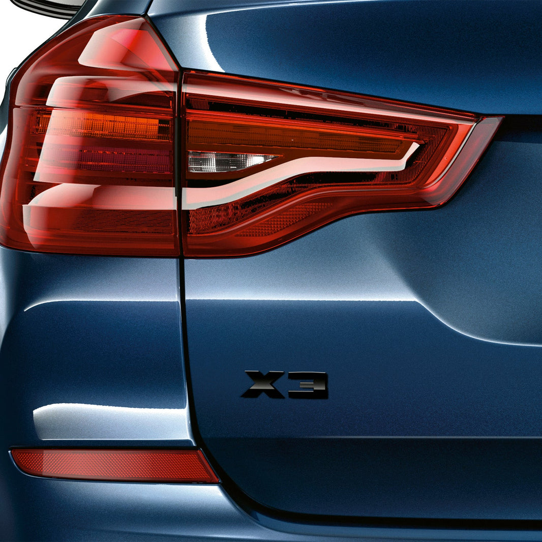 Genuine BMW G45 & G01 X3 M Performance Rear Badge In Gloss Black