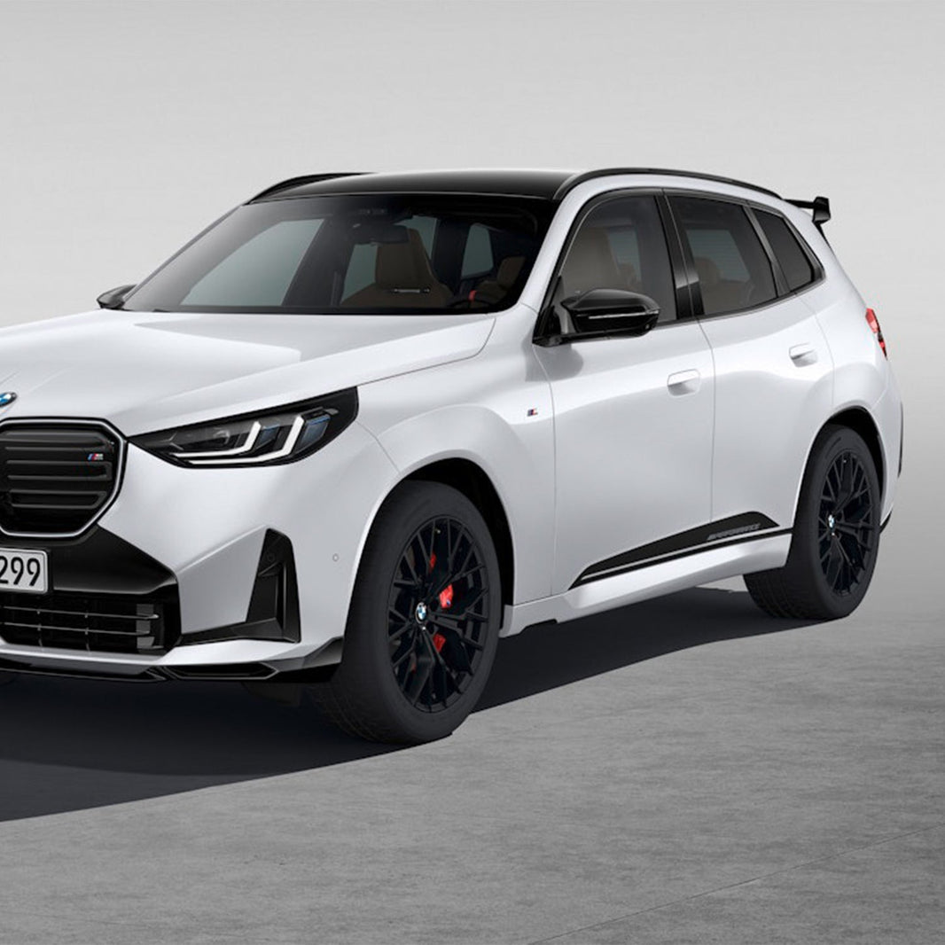 Genuine BMW G45 X3 M Performance Side Decals In Frozen Black