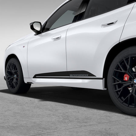 Genuine BMW G45 X3 M Performance Side Decals In Frozen Black