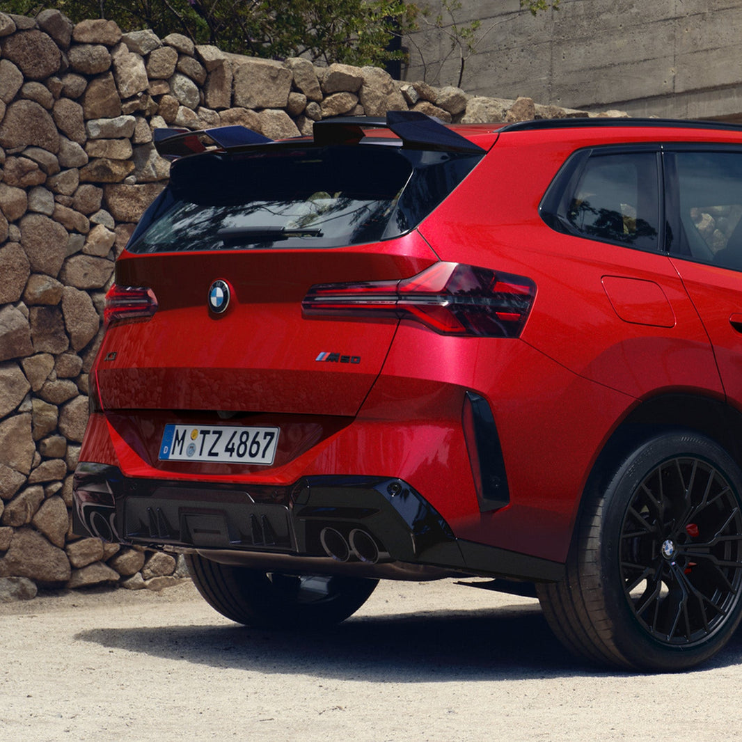 Genuine BMW G45 X3 'M50' M Performance Rear Badge In Gloss Black