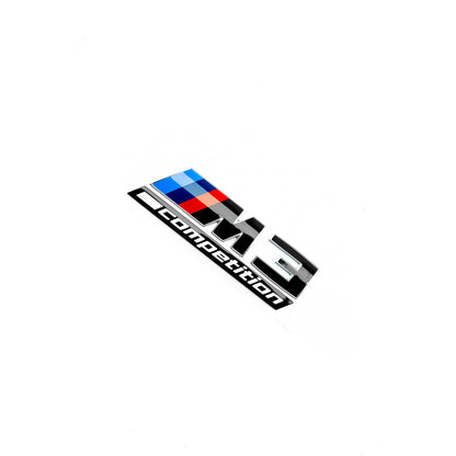 Genuine BMW M3 Competition LCI Rear Badge In Gloss Black (G80/G81)