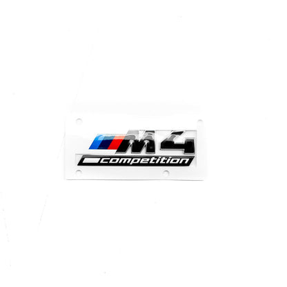 Genuine BMW M4 Competition LCI Rear Badge In Gloss Black (G82/G83)