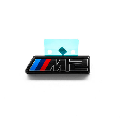 Genuine BMW G87 M2 LCI Front Grille Emblem In Gloss Black