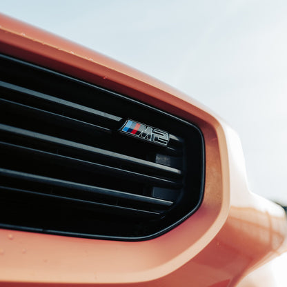 Genuine BMW G87 M2 LCI Front Grille Emblem In Gloss Black