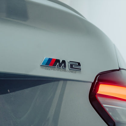 Genuine BMW G87 M2 LCI Front & Rear Badges In Gloss Black