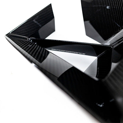 Genuine BMW M2 M Performance Front Air Inlet Set In Gloss Carbon Fibre (G87)