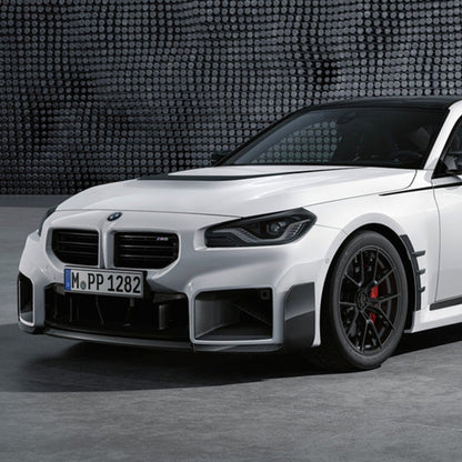 Genuine BMW M2 M Performance Front Air Inlet Set In Gloss Carbon Fibre (G87)