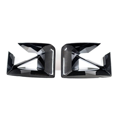 Genuine BMW M2 M Performance Front Air Inlet Set In Gloss Carbon Fibre (G87)