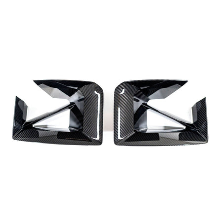 Genuine BMW M2 M Performance Front Air Inlet Set In Gloss Carbon Fibre (G87)