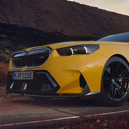 Genuine BMW G90 & G99 M5 M Performance Front Splitter In Gloss Carbon Fibre