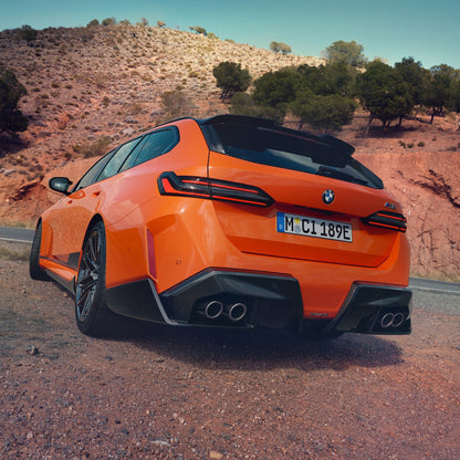 Genuine BMW G90 & G99 M5 M Performance Rear Diffuser In Gloss Carbon Fibre