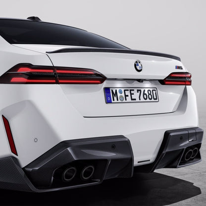 Genuine BMW G90 & G99 M5 M Performance Rear Diffuser In Gloss Carbon Fibre