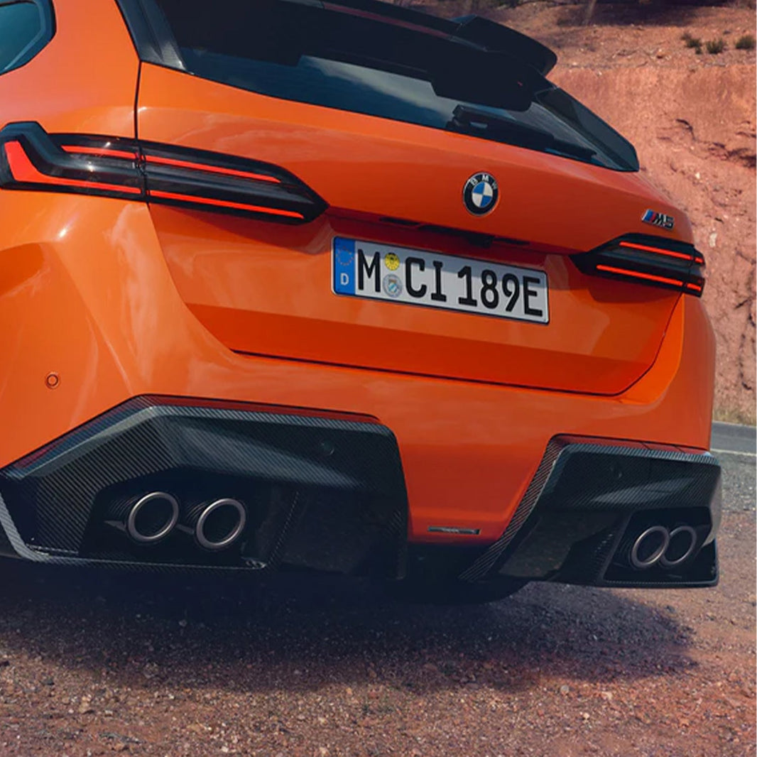 Genuine BMW G90 & G99 M5 M Performance Exhaust Tip Set In Carbon Fibre (2024+)