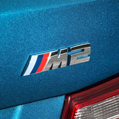 Genuine BMW M2 Replacement Badge In Silver (F87)