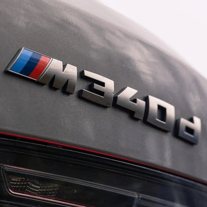 Genuine BMW M340d Replacement Badge In Silver (G20/G21)