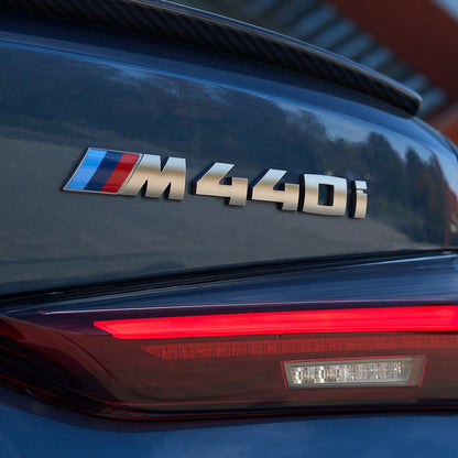 Genuine BMW M440i Replacement Badge In Silver (G22/G23/G26)