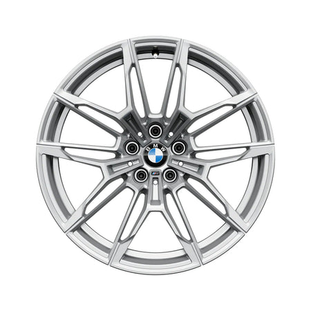 Genuine BMW M Performance 825M Alloy Wheels In Silver For BMW G80/G81 M3, G82/G83 M4 and G87 M2