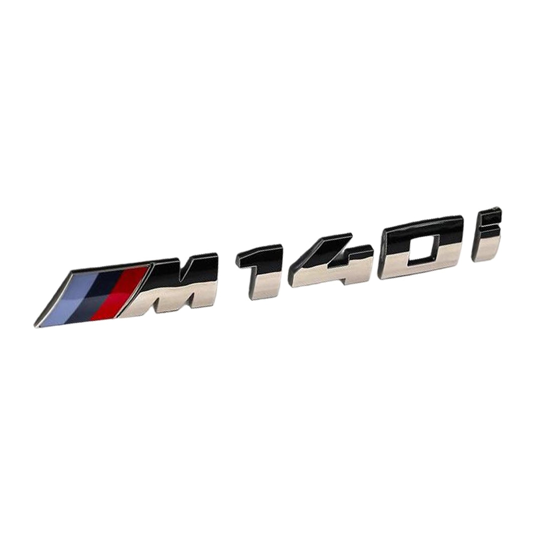 Genuine BMW M140i Replacement Badge In Silver