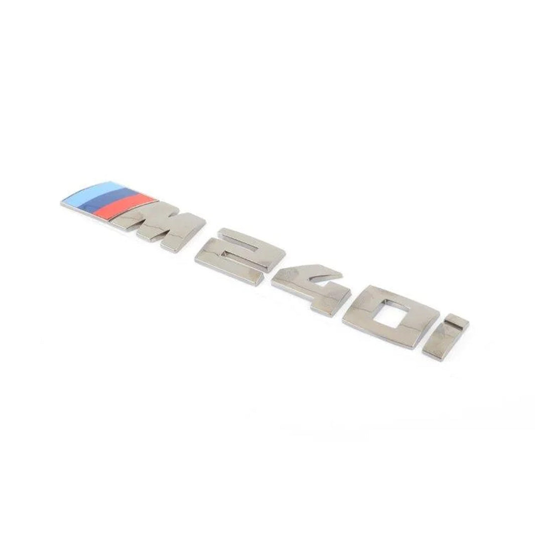 Genuine BMW M240i Replacement Badge In Silver (F22/F23)