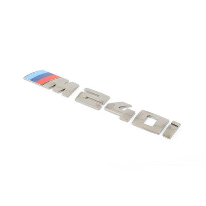 Genuine BMW M240i Replacement Badge In Silver (F22/F23)