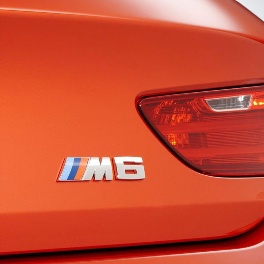 Genuine BMW M6 Replacement Badge In Silver