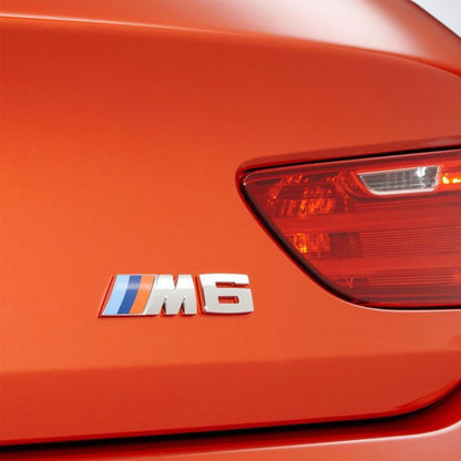 Genuine BMW M6 Replacement Badge In Silver