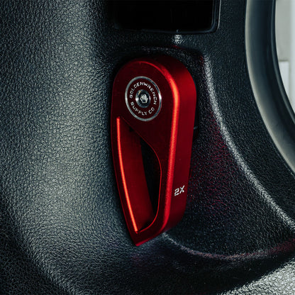 GoldenWrench BMW F Series Bonnet Hood Latch Handle In Red