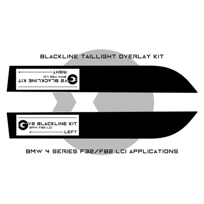 GoldenWrench BMW M4/4 Series Taillight Overlay Kit (F82/F83/F32/F33)