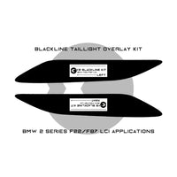 GoldenWrench BMW M2/2 Series Taillight Overlay Kit (F87/F22 LCI)