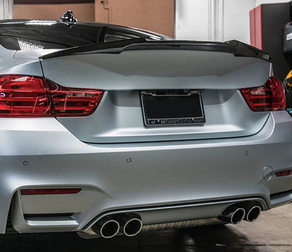 Ducktail Style Carbon Fiber Rear Spoiler for F30 / F80 BMW 3 Series M3