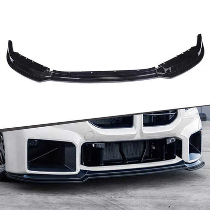 3 Piece Gloss Black V Style Front Lip for BMW G87 M2 2023+